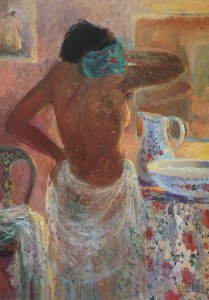 la toilette au gant vert